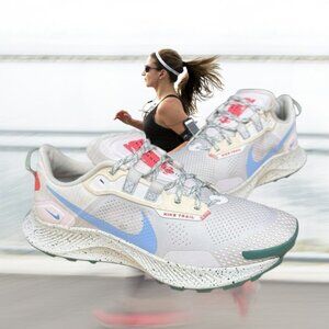 Nike Pegasus Trail 3 DA8698-600 White Pink Hiking Running Shoes Sneakers Size 10